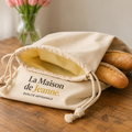 Sac à Pain en Cire d'Abeille La Maison de Jeanne  — Format 30 x 40 cm